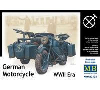 (MAS3528) - Masterbox 1:35 - German Motorcycle & Sidecar WWII