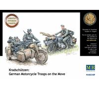 (MAS3548F) - Masterbox 1:35 - Kradschutzen German Motorcycle Troops on….
