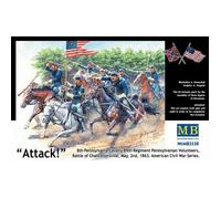 Master Box Mb3550 - 1/35 8Th Pennsylv. Cavalerie, Combat O.Violoncelle - Neuf