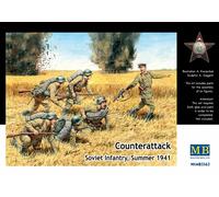 (MAS3563) - Masterbox 1:35 - Counterattack Soviet Infantry Summer 1941
