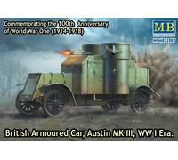 (MAS72007) - Masterbox 1:72 - British Armoured Car Austin Mk.III