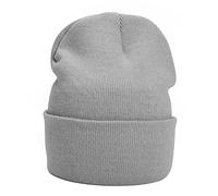 MASADA Bonnet d'hiver pour Les Hommes et Les Femmes - Gris Clair