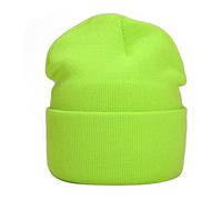 MASADA Bonnet d'hiver pour Les Hommes et Les Femmes - Jaune Fluo
