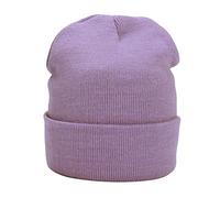 MASADA Bonnet d'hiver pour Les Hommes et Les Femmes - Lilas