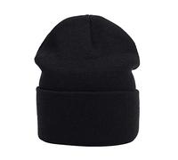 MASADA Bonnet d'hiver pour Les Hommes et Les Femmes - Noir