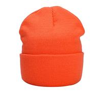 MASADA Bonnet d'hiver pour Les Hommes et Les Femmes - Orange Fluo