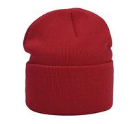 MASADA Bonnet d'hiver pour Les Hommes et Les Femmes - Rouge