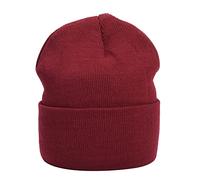 MASADA Bonnet d'hiver pour Les Hommes et Les Femmes - Rouge Bordeaux