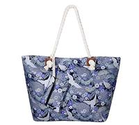 MASADA Grand sac de plage hydrofuge avec fermeture à glissière Art Deco