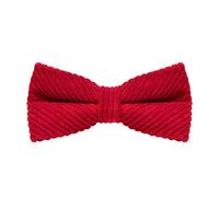 MASADA nœud papillon velours côtelé rouge - Accessoire pour homme, réglable en continu, fait main et fermeture à crochet - 12 x 6 cm