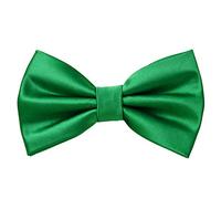MASADA nœud papillon vert - Accessoire pour homme Look soie, réglable en continu, fait main et fermeture à crochet - 12 x 6 cm