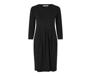 Masai - Élégante Robe Noire avec Manches 3/4 - Femme - Robes - Noir - Taille: 36 FR