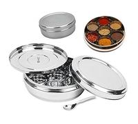 Masala Dabba Boîte à épices - Masala Dabba Boîte à épices - 7 Compartiment Cadeau pour Noël Jour par Starnk