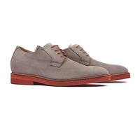 Masaltos Chaussures réhaussantes pour Homme avec Semelle Augmentant la Taille jusqu'à 7cm. Fabriquées en Peau. Modèle Corby A Gris 41