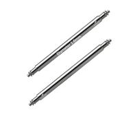 masar 12mm SLX160 - Barrette à Ressort Ø 1,6mm pour Bracelet de Montre - Anse, Goupille, Tige - Spring Bar, Pin for Watch Strap/Band - 0,8mm - 12 mm - INOX 316L - 2 pcs