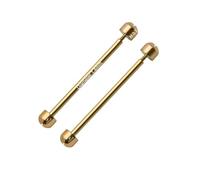 Masar 14mm Ø 1,4mm -Vis -barres à vis -Barres à vis -Fixation pour bracelet de montre - 2 Pcs -Doré Or H Ø 3,7mm