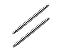 masar 14mm SLX130 - Ø 1.3mm - Attache, Fixation - Barres à Ressort pour Bracelet de Montre - Spring Bars for Watch Pins - Double Flange - 0.7mm - Straps, Bands - INOX 316L - 2 pcs