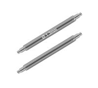 masar 14mm XDS130 Ø 1.3mm Barres à Ressort pour Bracelets de Montre - Double Shoulder - 0.5mm - Straps, Bands - INOX - 2 pcs