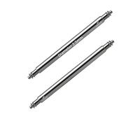 masar 18mm SLX250 - Diamètre 2,5 mm - Barrette à Ressort pour Bracelet de Montre - Goupille, Barre, Anse, Bracelet - Double Flange Spring Bar Pin for Watch - Acier Inoxydable 316L - 2 Pcs
