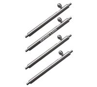 masar 18mm XSA150 - Ø 1,5mm Barrettes à Ressort à Libération Rapide pour Bracelet de Montre Dégagement, Anse, Barre - Quick Release Watch Spring Bar Pin - 0,8mm Acier Inoxydable - 4 Pcs