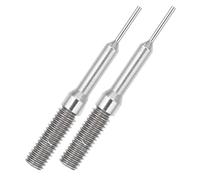 masar 2 Pcs - Pointes Fines - INOX 420F - Outil Barres à Ressort de Bracelets de Montres - Compatible Bergeon 6767 - Tips Ø 0.7mm