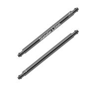 masar 20mm Ø 1,2mm Short Bead - Barres à Ressort pour Bracelet de Montre - Bride Simple - Acier Inoxydable Diamètre 1.2 - 20 mm 2 pcs