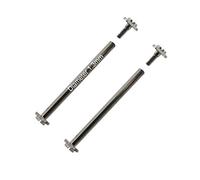 masar 20mm Ø 1.3mm Silver - Raccords - Barres et vis filetés pour Bracelet de Montre - 20 mm / 1,3 mm - Diamètre tête de vis Ø 3,00 mm Silver