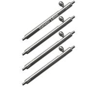 masar 20mm XSA180 Ø 1,8mm Barrette à Ressort à libération Rapide pour Bracelet de Montre, Dégagement à Levier Ergot, Tige, Goupille, Pompe, Anse, Acier - Quick Release - Watch Spring Bar - 4 pcs