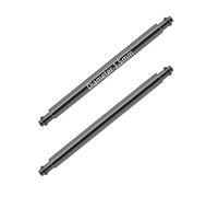 masar 21mm Ø 1.5mm Short Bead Barres à Ressort pour Bracelet de Montre Bride Simple Acier Inoxydable Diamètre 1.5 21 mm 2 pcs