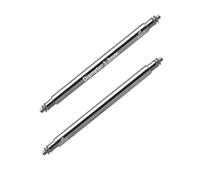 masar 21mm SLX130 - Ø 1.3mm - Attache, Fixation - Barres à Ressort pour Bracelet de Montre - Spring Bars for Watch - Double Flange - 0.7mm - Straps, Bands - INOX 316L - 2 pcs