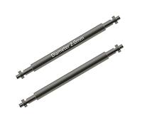 masar 22mm XFP Ø 2,0mm Barrettes à Ressort, Tige, Pompe de Montre - Heavy Duty Watch Spring Bars - Axe Fixation Bracelet - Acier Inoxydable 316L - 2 Pcs