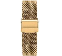 masar 24mm Gold Bracelet de Montre Or Milanais 24 mm Homme - Maille Milanaise - Grain de Riz - Milanese Mesh 1,0mm