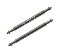 masar 24mm XFP200 - Diamètre Ø 2,0mm - Barre à Ressort - Bracelet de Montre - Goupilles 2mm Renforcées, Robustes pour Plongée sous-Marine - Fixation 1,1mm - Acier Inoxydable 316L - 2 pcs