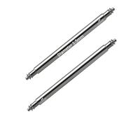 masar 26mm SLX150 - Ø 1.5mm - Barres à Ressort pour Bracelets de Montre - Pompes, Barrettes, Tiges, Anses, Spring Bars for Watch - 1,5mm, 26 mm, Double Flange - 0.8mm - INOX 316L - 2 pcs