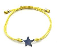 Masbarata.es Bracelet étoile avec fil jaune en argent 925 millième