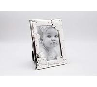 Mascagni 2GA M867 Cadre Photo Bebé avec Émail et Cristaux, Métal, Argent, 10x15