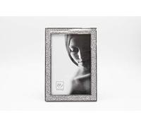 MASCAGNI - Cadre photo couleur argent - métal couleur argenté avec glitter - Taille photo 10x15cm - Rectangle