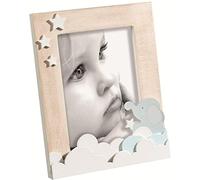Mascagni Casa Cadre photo 13X18 en bois avec éléphant celeste