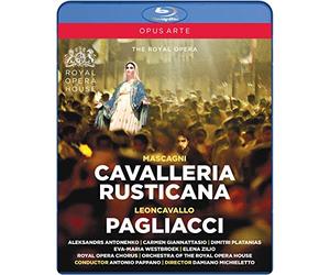 Mascagni : Cavalleria rusticana. Leoncavallo : Pagliacci. Westbroek, antonenko, Platanias, Zilio, Pappano, Michieletto. [Blu-ray]