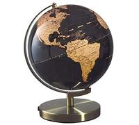 Mascagni - Globe Terrestre décoratif - Mappemonde - Base Cuivre Doré - Diamétre 25 cm