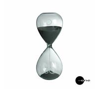 MASCAGNI - Grand Sablier en Verre 30 MN - Couleur Gris - 19 cm - Minuteur Thirty