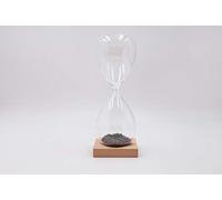 MASCAGNI - Sablier magnetique avec Base en hêtre - H. 20 cm