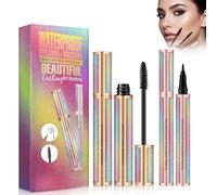 Mascara 4D Et Eyeliner Imperméable, Effet Longue Durée Et Volume Intense, Kit Maquillage Yeux Pour Fête, Cosmétique Fibre, Facile À Démaquiller, Cadeau Femme