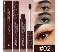 Mascara À Cils Coloré 5d En Fiber De Soie,Extension De Cils Allongeant,Violet,Bleu,Blanc,Maquillage Imperméable Pour Les Yeux.02 Brown.