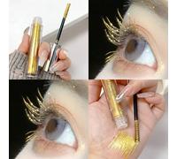 Mascara À Cils Nacré À Paillettes,Séchage Rapide,Imperméable,Recourbé,Brillant,Extension De Cils,Scintillant,Argent,Maquillage Scintillant.B02.