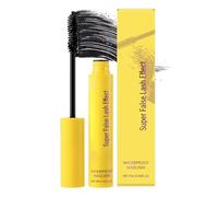 Mascara à longue longueur - Mascara imperméable de 10 ml pour les femmes, conçue pour une apparence à long terme, ce mascara combine des qualités sans frottis et imperméables avec un F naturel