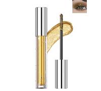 Mascara à paillettes dorées, imperméable à l'eau longue durée Diamond Coloré Mascara, anti-salissures sans clumping, métallique Sparkling Curling Mascara Maquillage Noël pour femmes Stage Wedding-02#