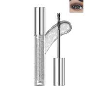 Mascara à paillettes, imperméable à l'eau, longue durée de vie, mascara diamant blanc coloré, résistant aux bavures, anti-écaillement, maquillage pour femmes stage, mariage, Noël-01#