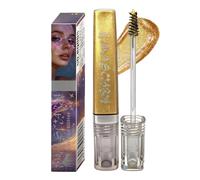 Mascara à paillettes pour cils, crème volumisante pour les yeux, maquillage pour les yeux scintillant avec formule résistante à la transpiration, couche de finition scintillante pour le du soi