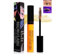 Mascara à Paillettes UV Fluo, Volume et Longueur, 1 Pièce Orange Imperméable